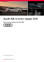 SSP 689 Audi A6 e-tron (type GH) - Self-Study Programme 